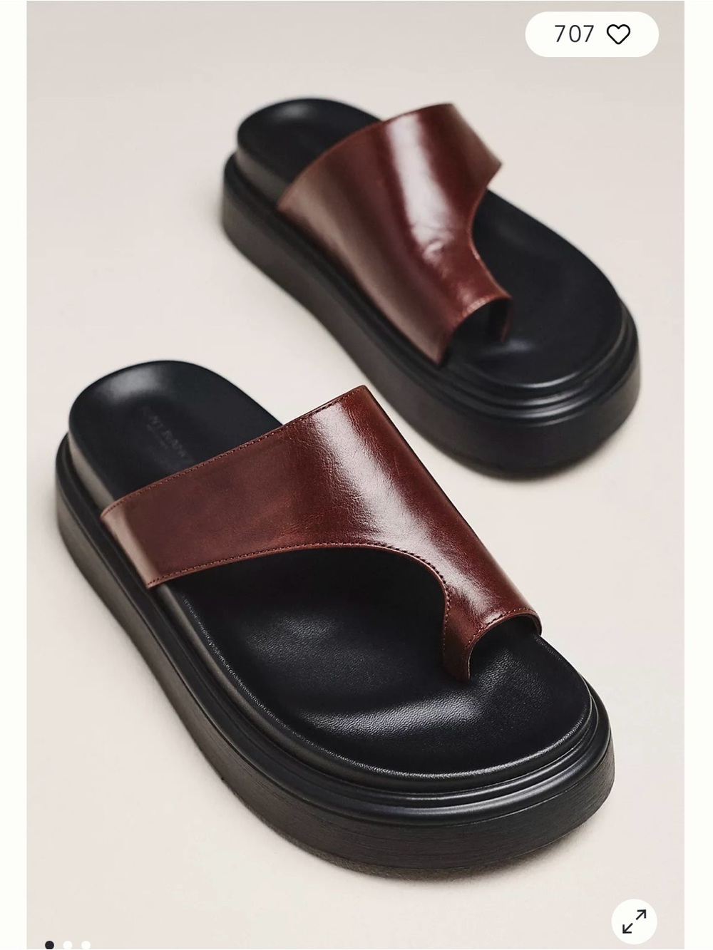 Tony Bianco Jazzy Toe Loop Slip-On Sandals Sole